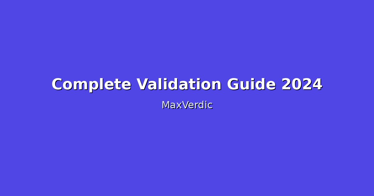 The Complete Startup Validation Guide (2024)