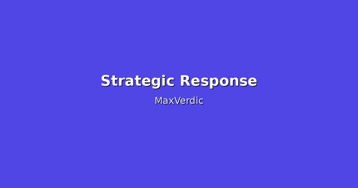 Strategic Response to Competitive Threats: Action Guide